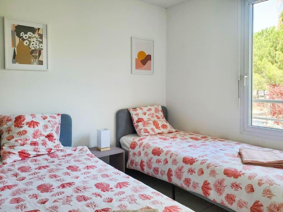 *Le Carpe Diem, Appartement 2 Chambres, Piscine, 2 Parking, Clim* モンペリエ エクステリア 写真
